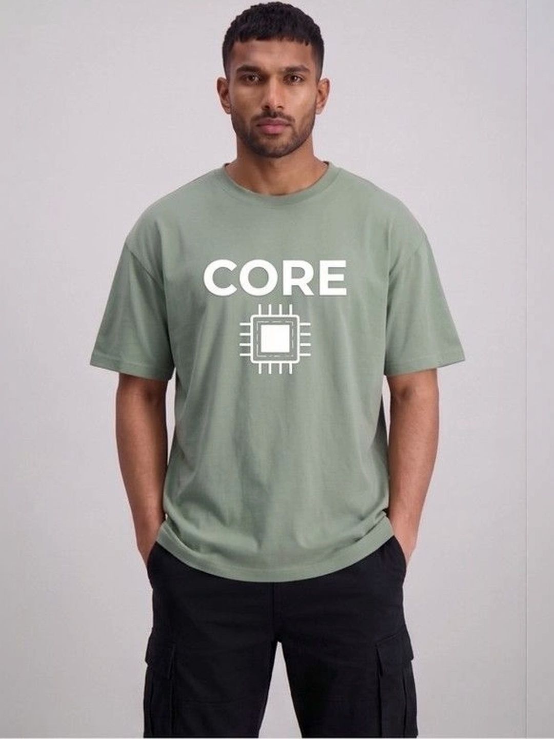 9TUNKI Men Typography Printed Pure Cotton T-shirt