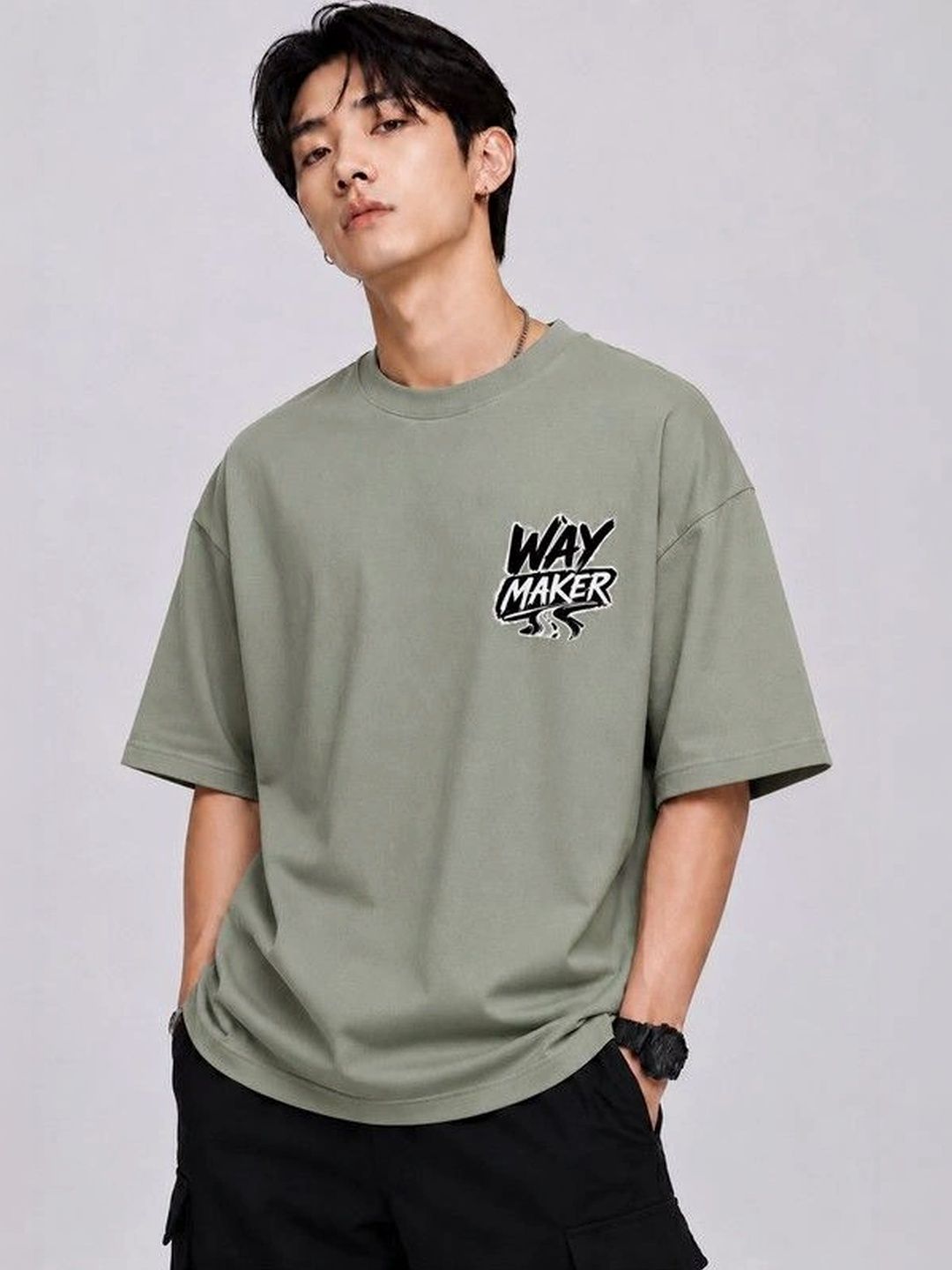 9TUNKI Men Typography Printed T-shirt