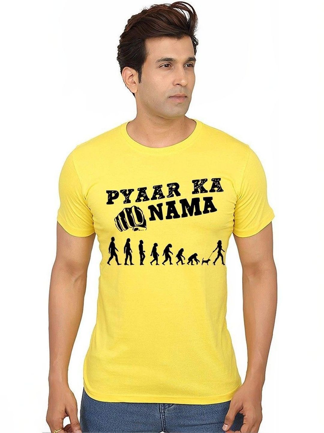 Caseria Men Typography Printed T-shirt