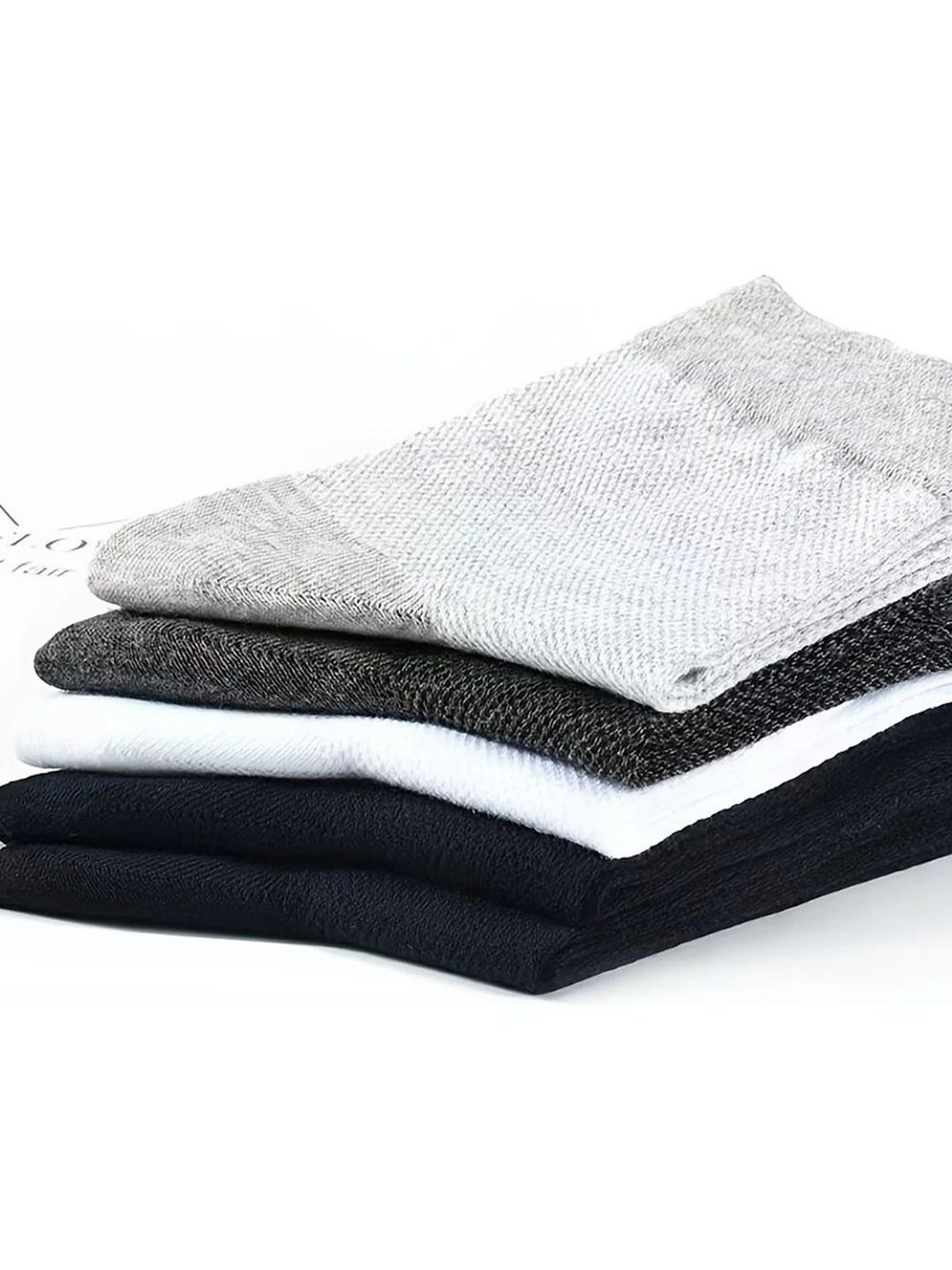 BEAR&BEYOND Men Pack of 5 Cotton Assorted Above Ankle Socks
