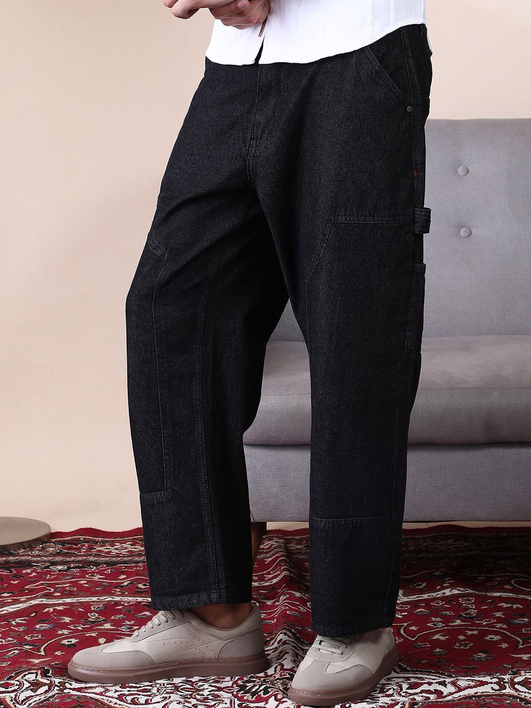 CAHOOT Men Comfort Regular Fit Mid-Rise Stretchable Jeans