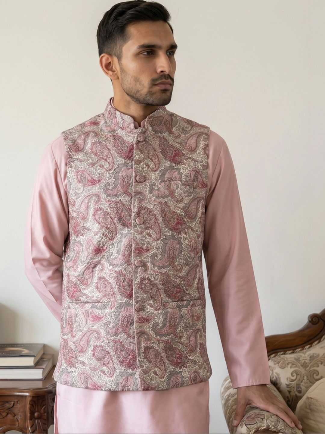 Jompers Embroidered Nehru Jackets