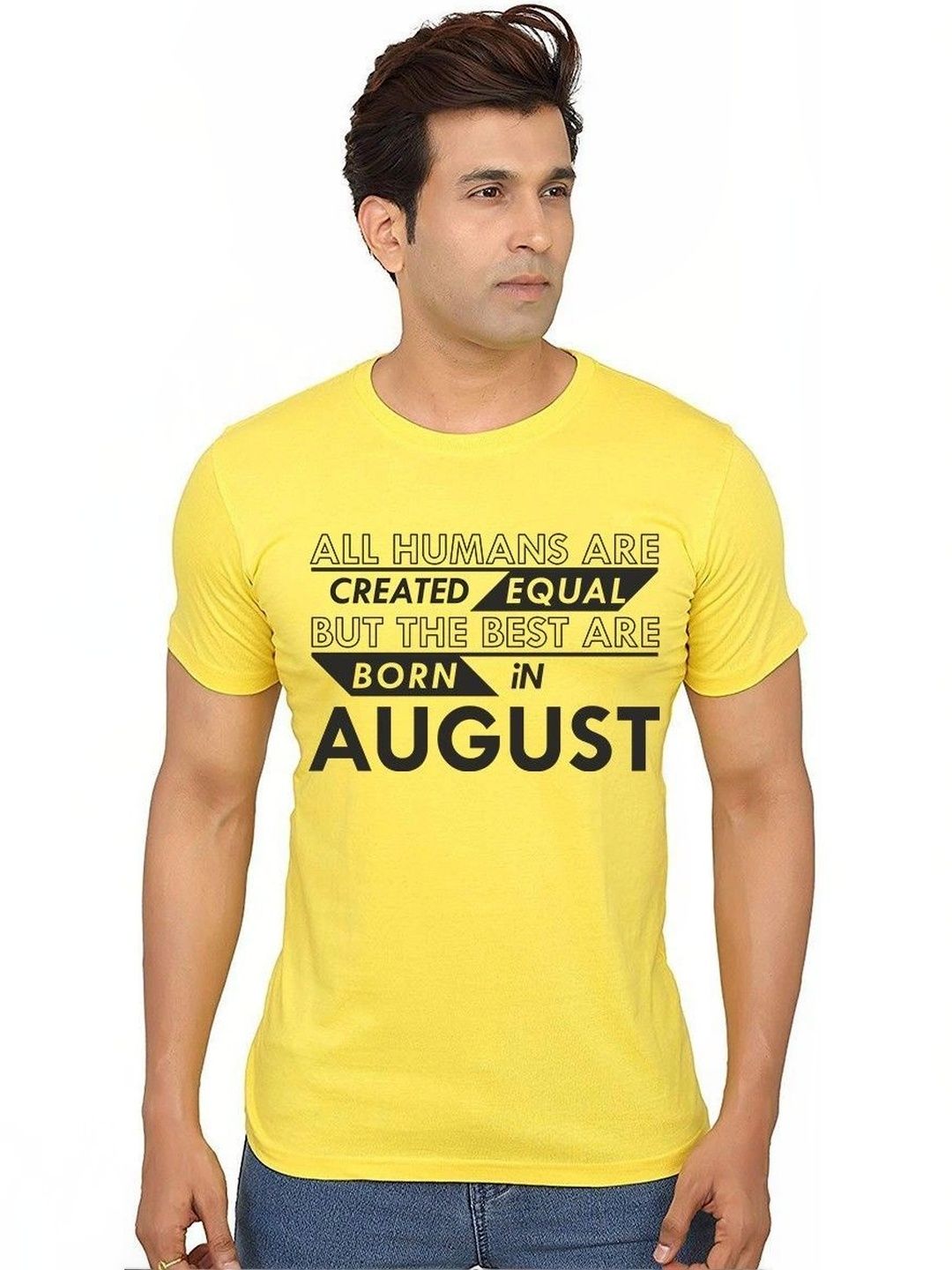 Caseria Men Typography Printed T-shirt