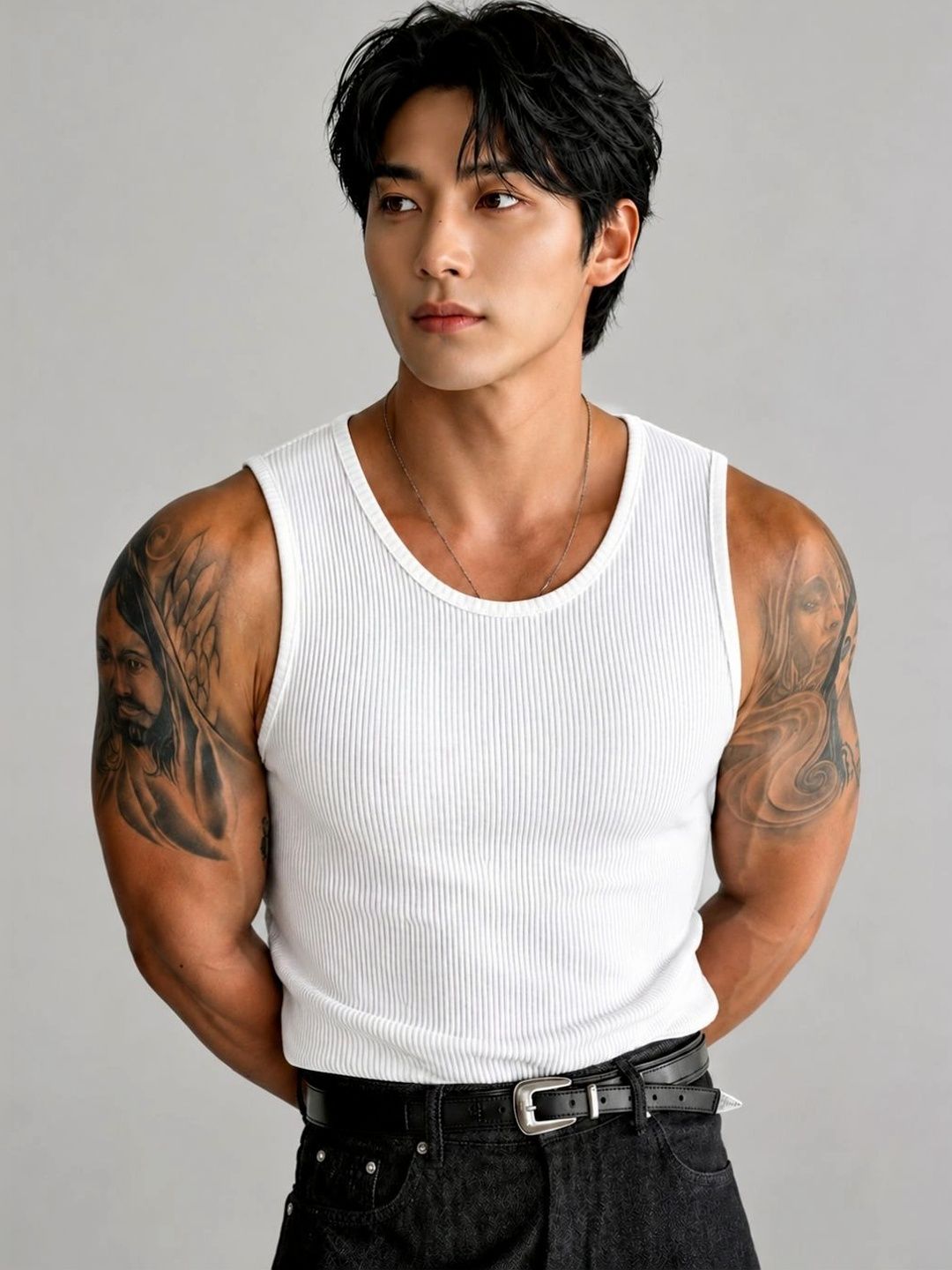 ROCKWELL Self Design Cotton Tank