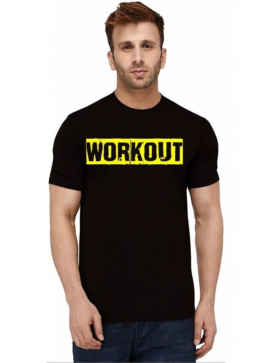 Caseria Men Typography Printed T-shirt