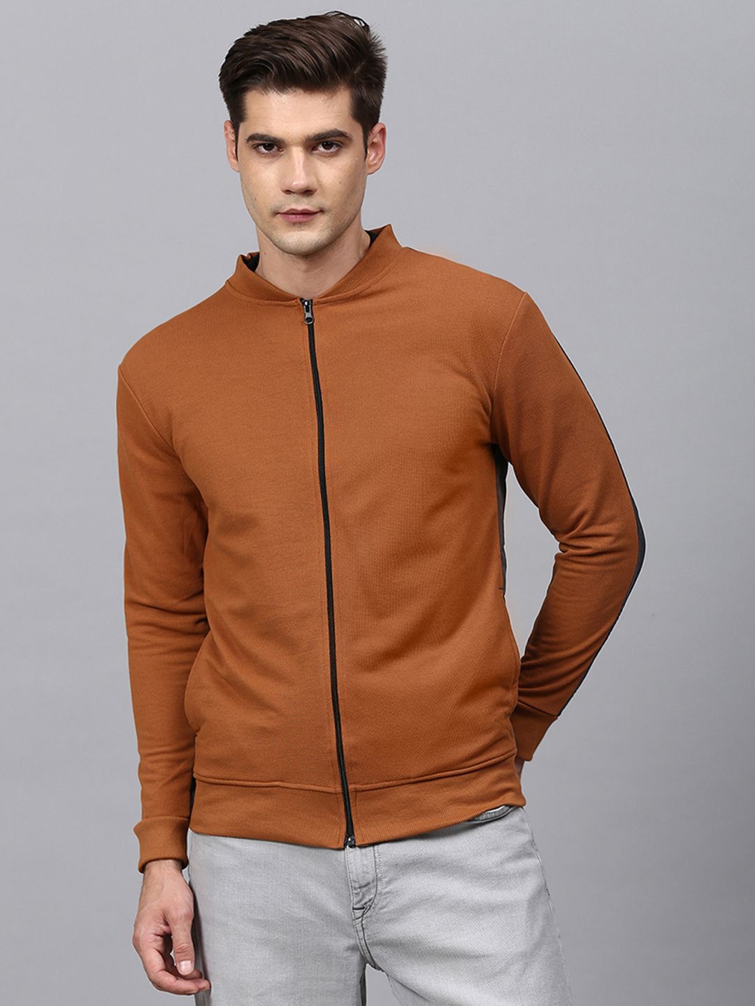 CAHOOT Men Rust Windcheater Outdoor Bomber Jacket