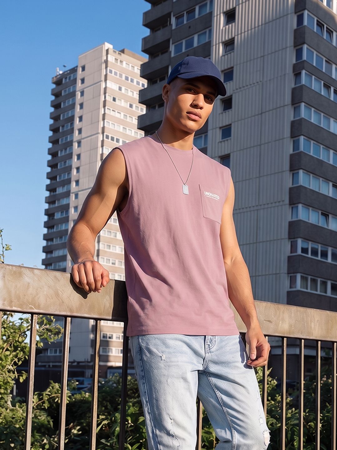 The Roadster Life Co. Typography Printed Relaxed Fit Pure Cotton T-shirt