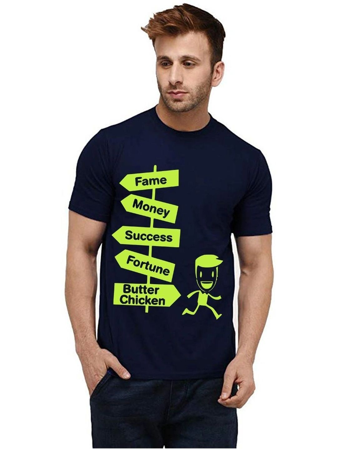 Caseria Men Typography Printed T-shirt
