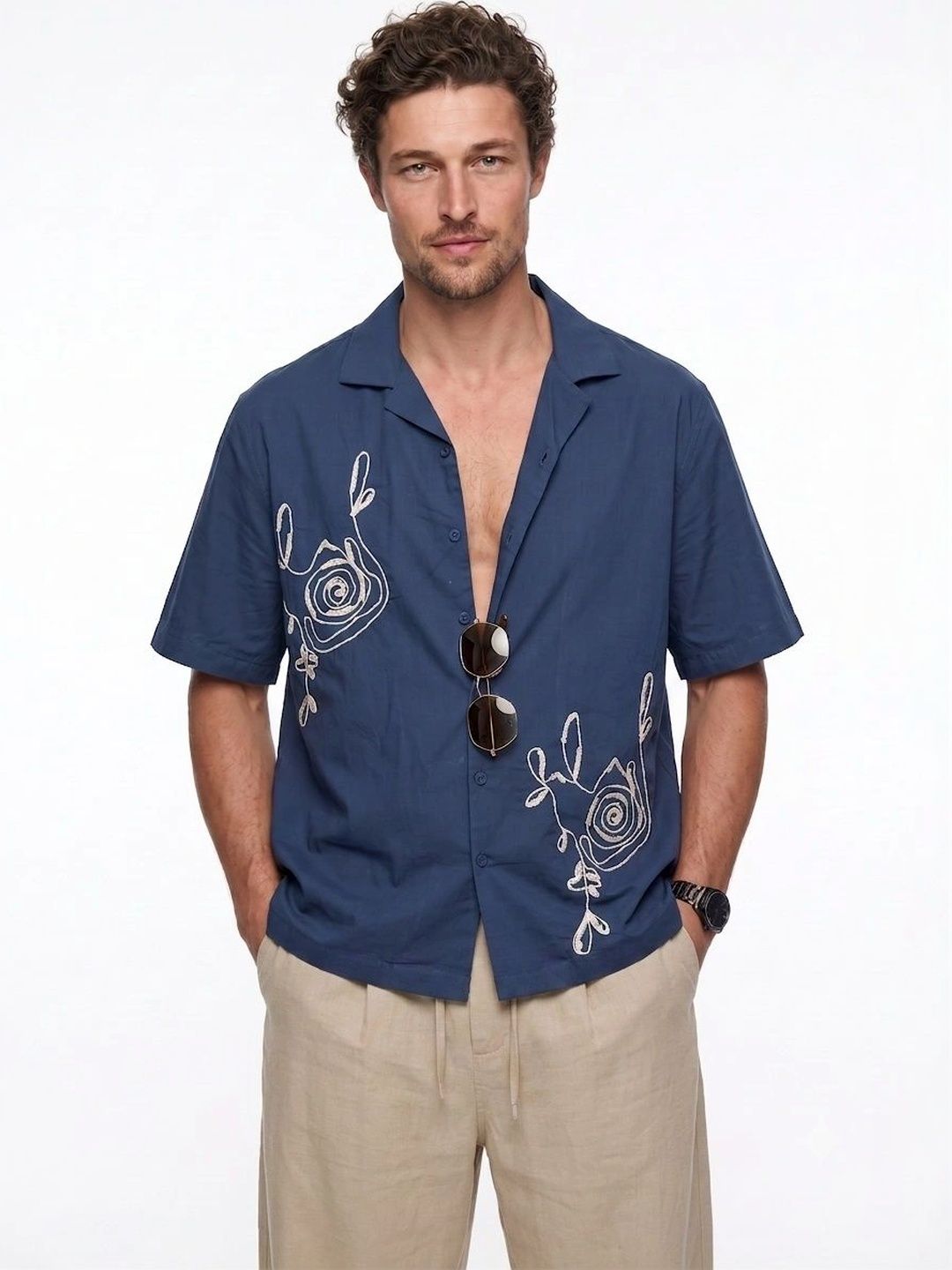 TRULOOM Men Relaxed Printed Casual Shirt