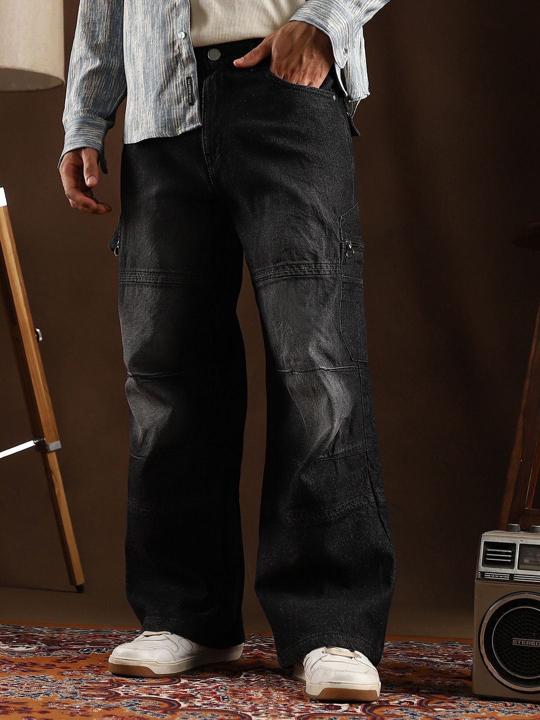 CAHOOT Men Comfort Regular Fit Mid-Rise Stretchable Jeans