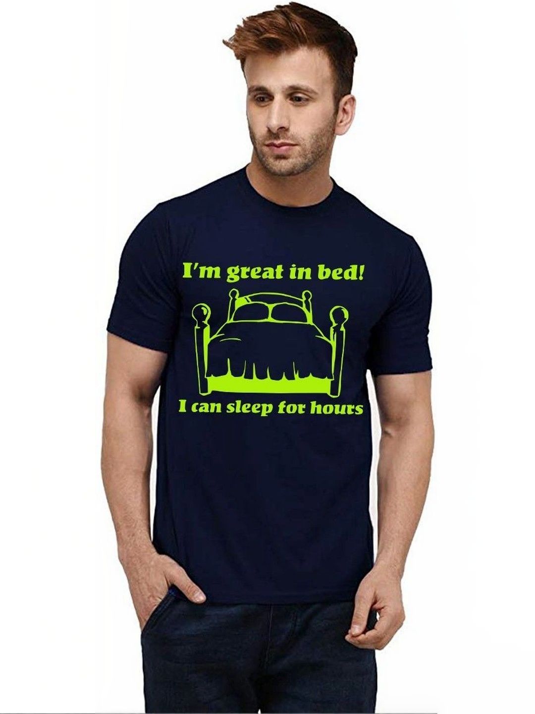 Caseria Men Typography Printed T-shirt