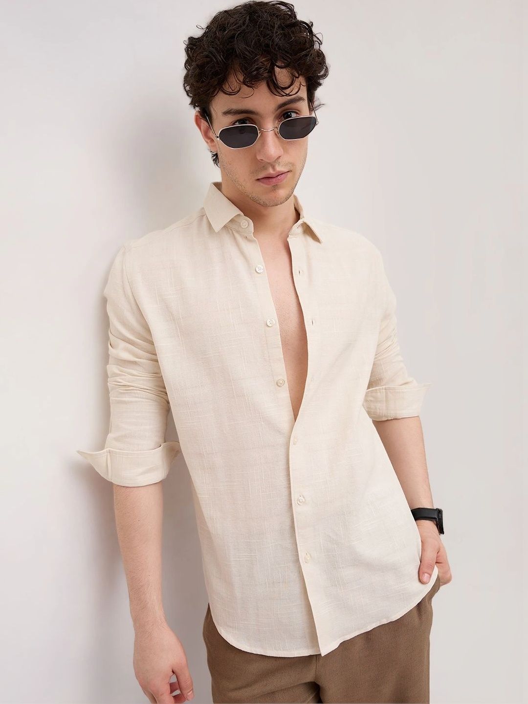 VASTRADO Men Classic Slim Fit Casual Shirt