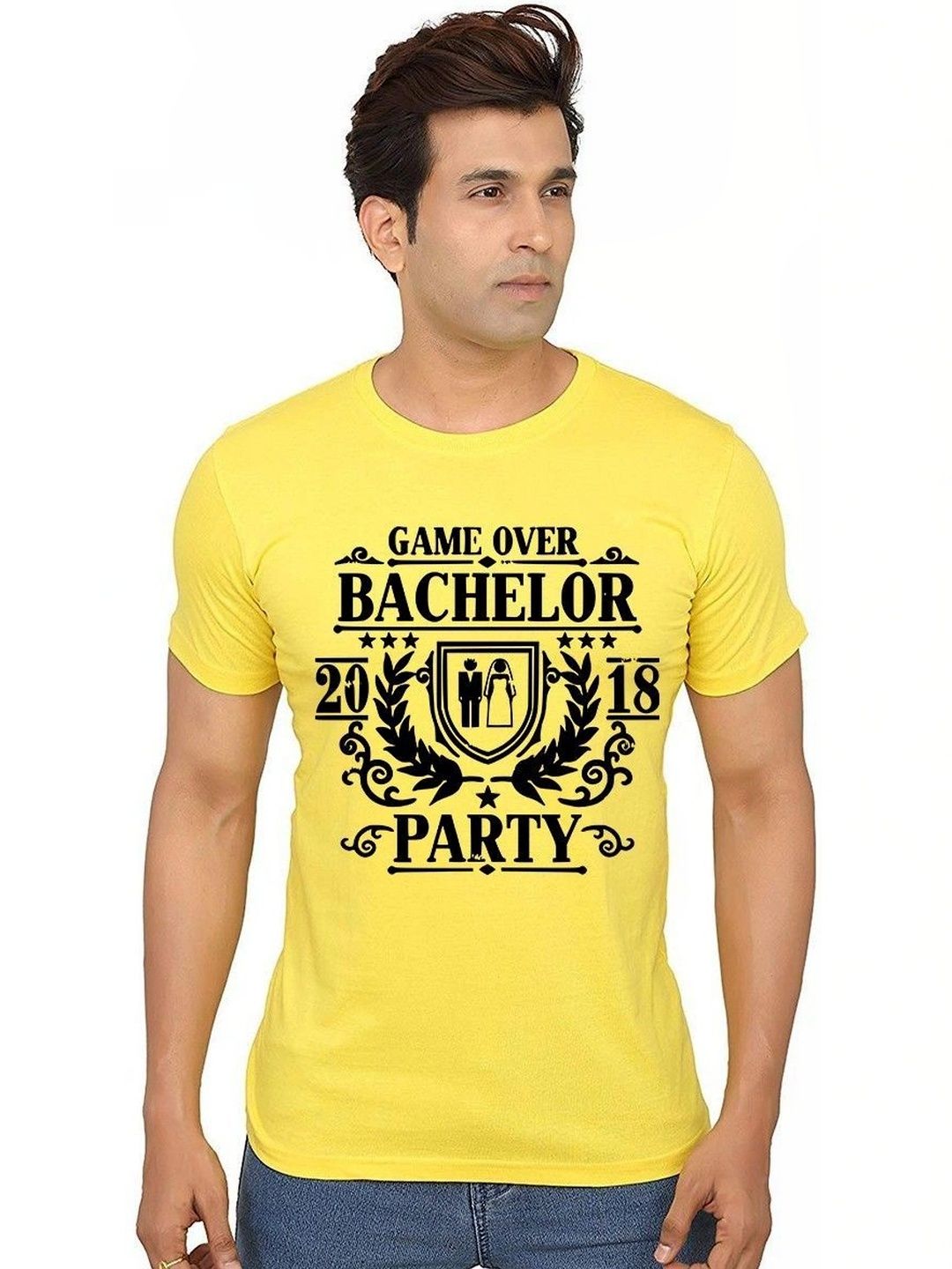 Caseria Men Typography Printed T-shirt