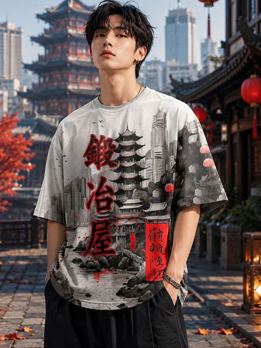 Blacksmith Men Printed T-shirt