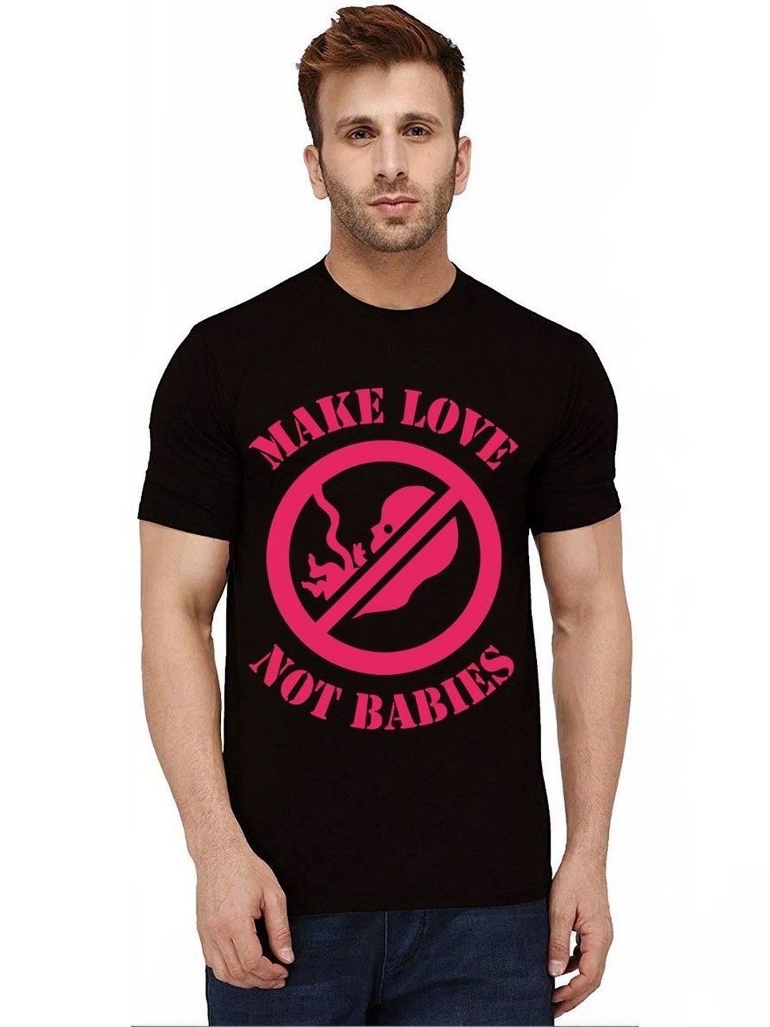 Caseria Men Typography Printed T-shirt