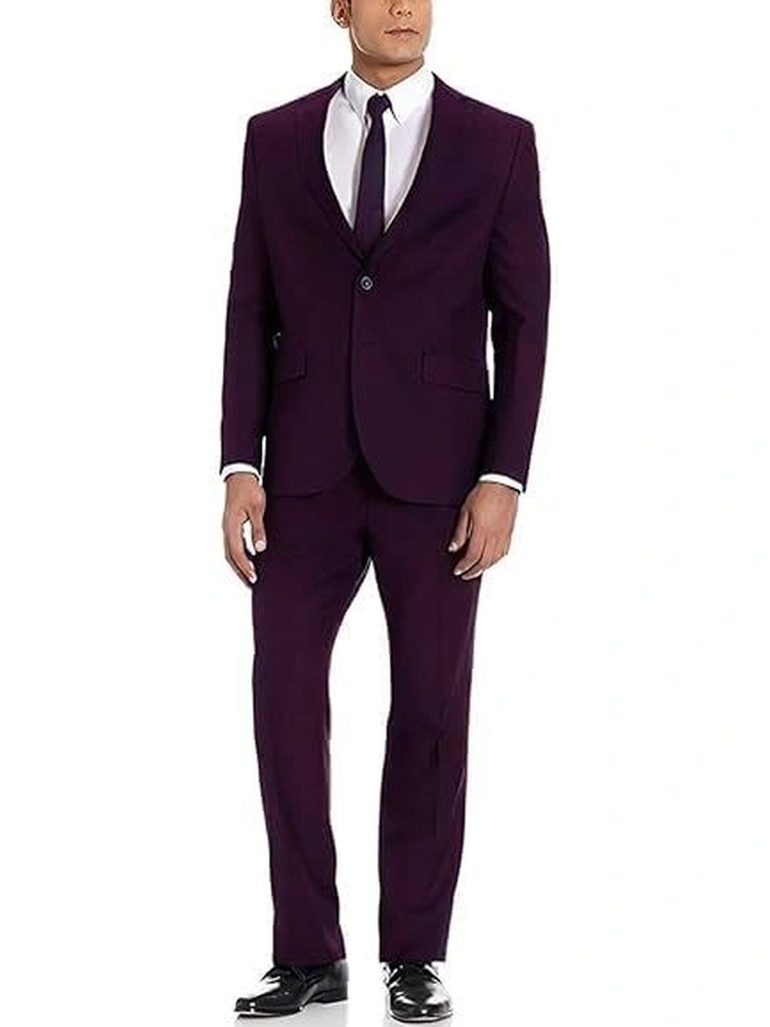 RISANI Men Regular-Fit Single-Breasted Two-Piece Suit