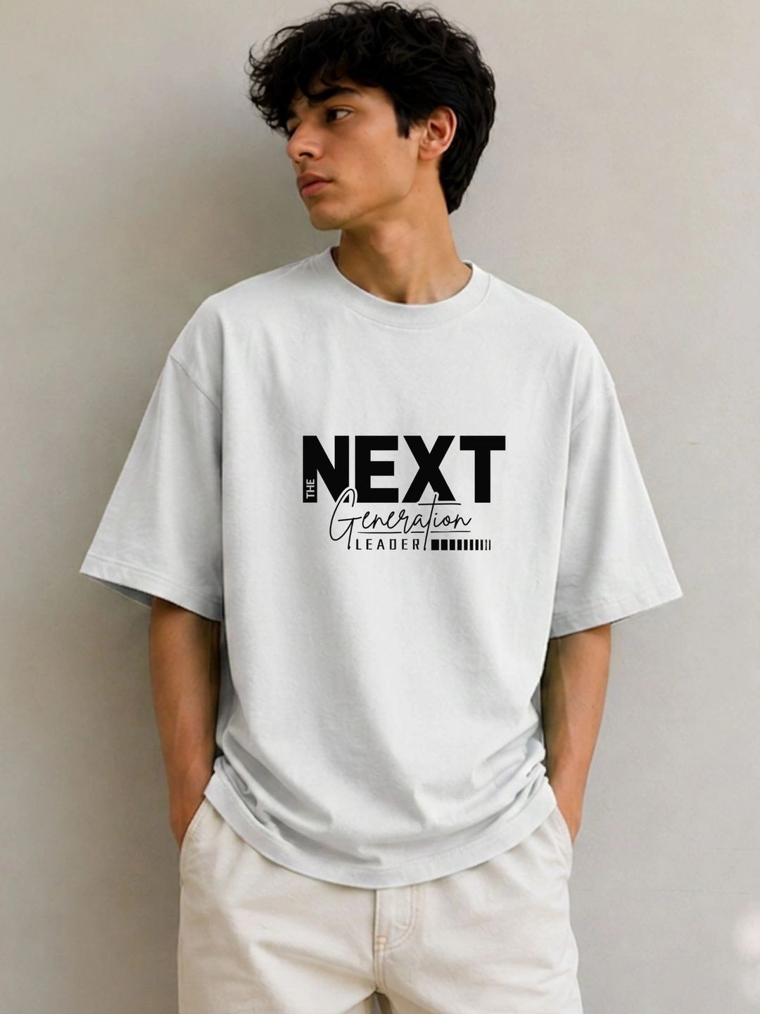 Fashnobic Men Typography Printed Pure Cotton Blend Dri-FIT T-shirt