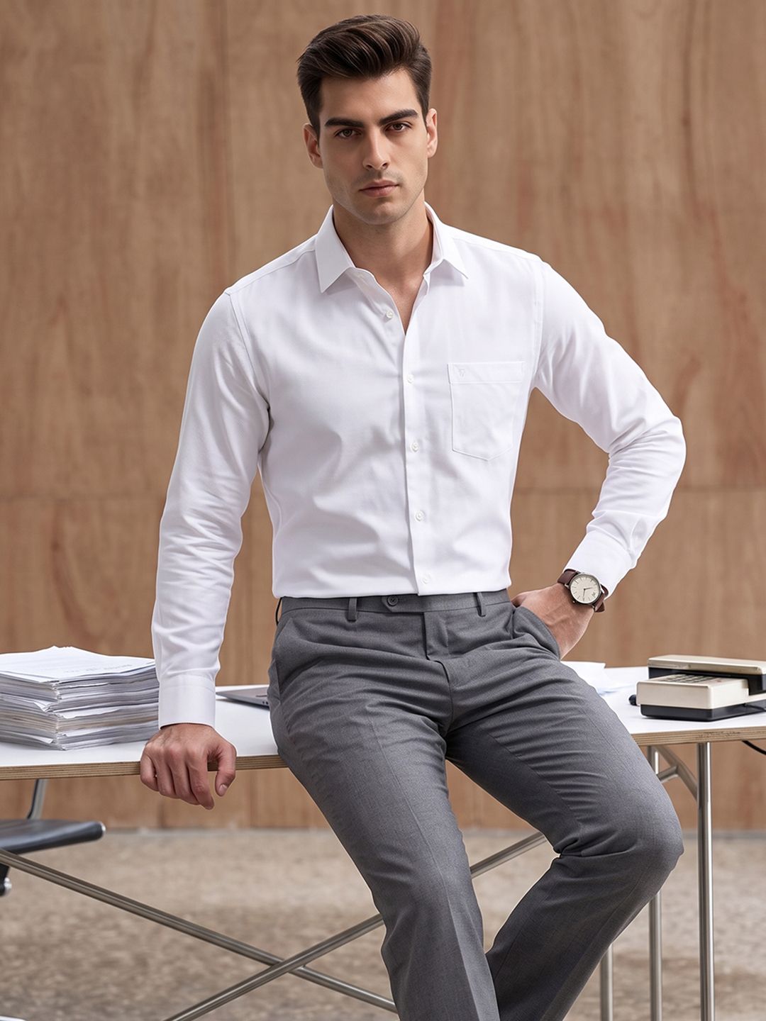 INVICTUS Slim Fit Formal Shirt
