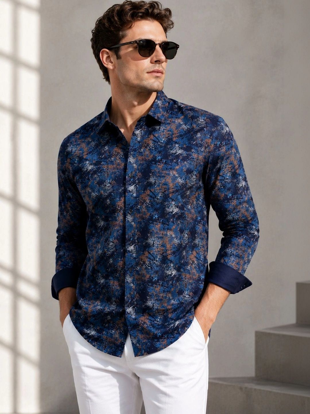 JOE AND JOHN Men Comfort Printed Casual Shirt