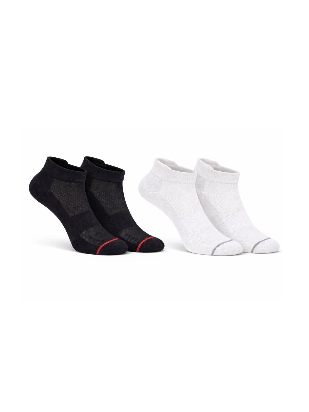 ZULU Unisex Pack of 2 Cotton Blend Assorted Ankle Length Socks