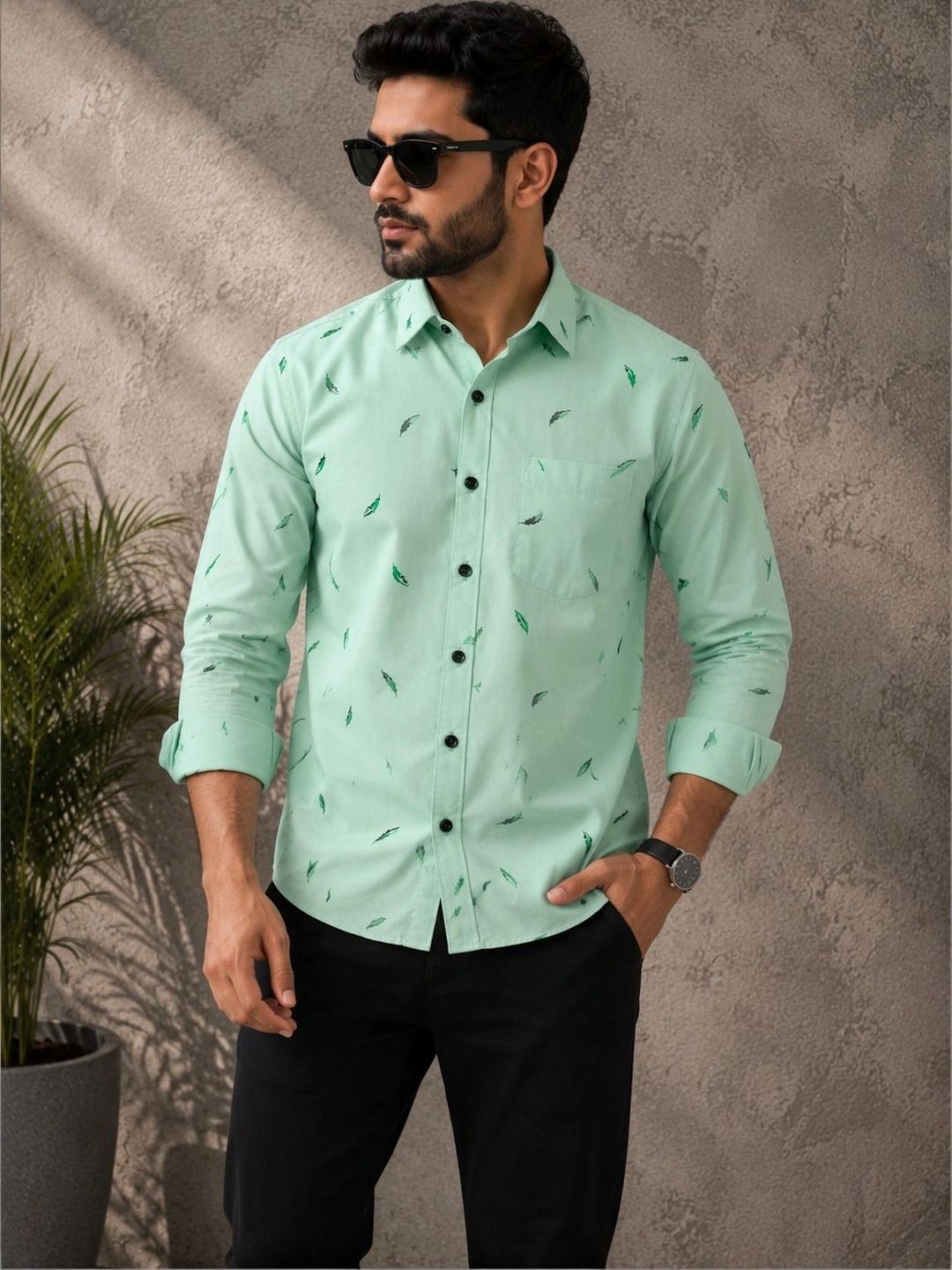 JOE AND JOHN Men Comfort Printed Casual Shirt