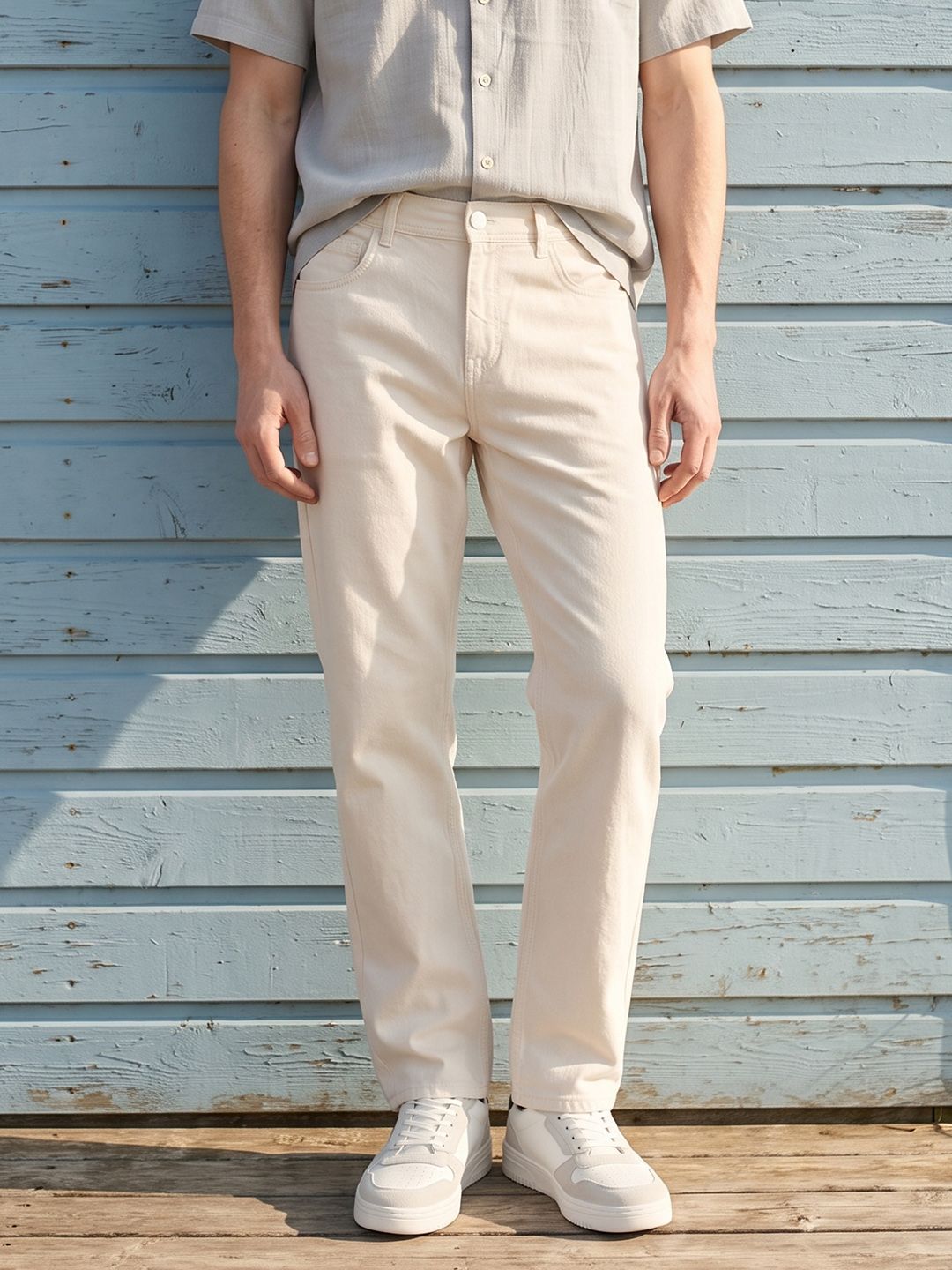 Mast & Harbour Men Straight Fit Jeans
