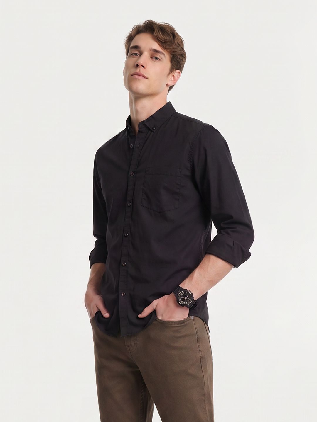 Mast & Harbour Pure Cotton Casual Shirt