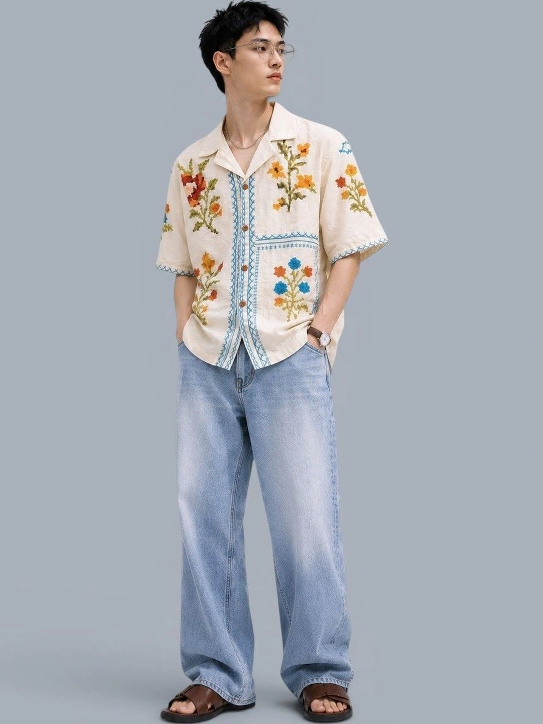 Roadster Men Comfort Floral Printed Casual Shirt