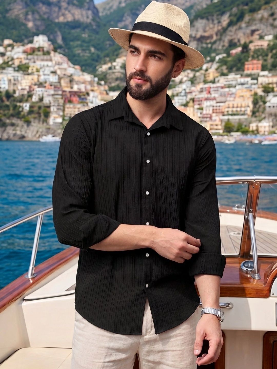 FINIVO FASHION Men Comfort Casual Shirt