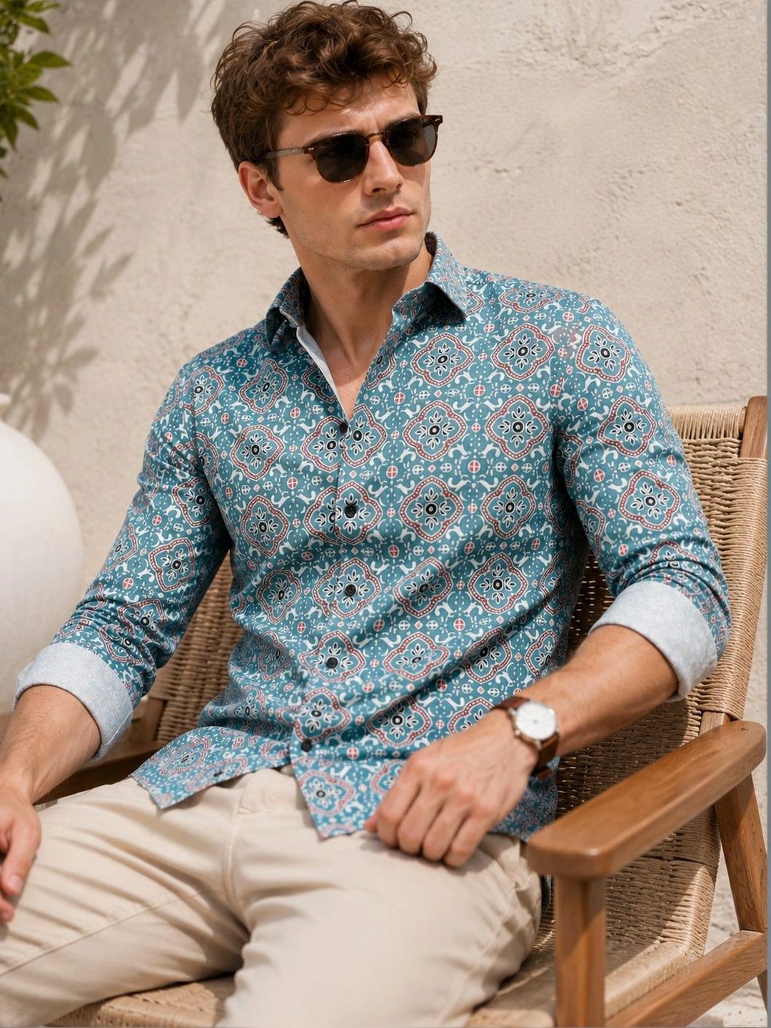 JOE AND JOHN Men Comfort Printed Casual Shirt