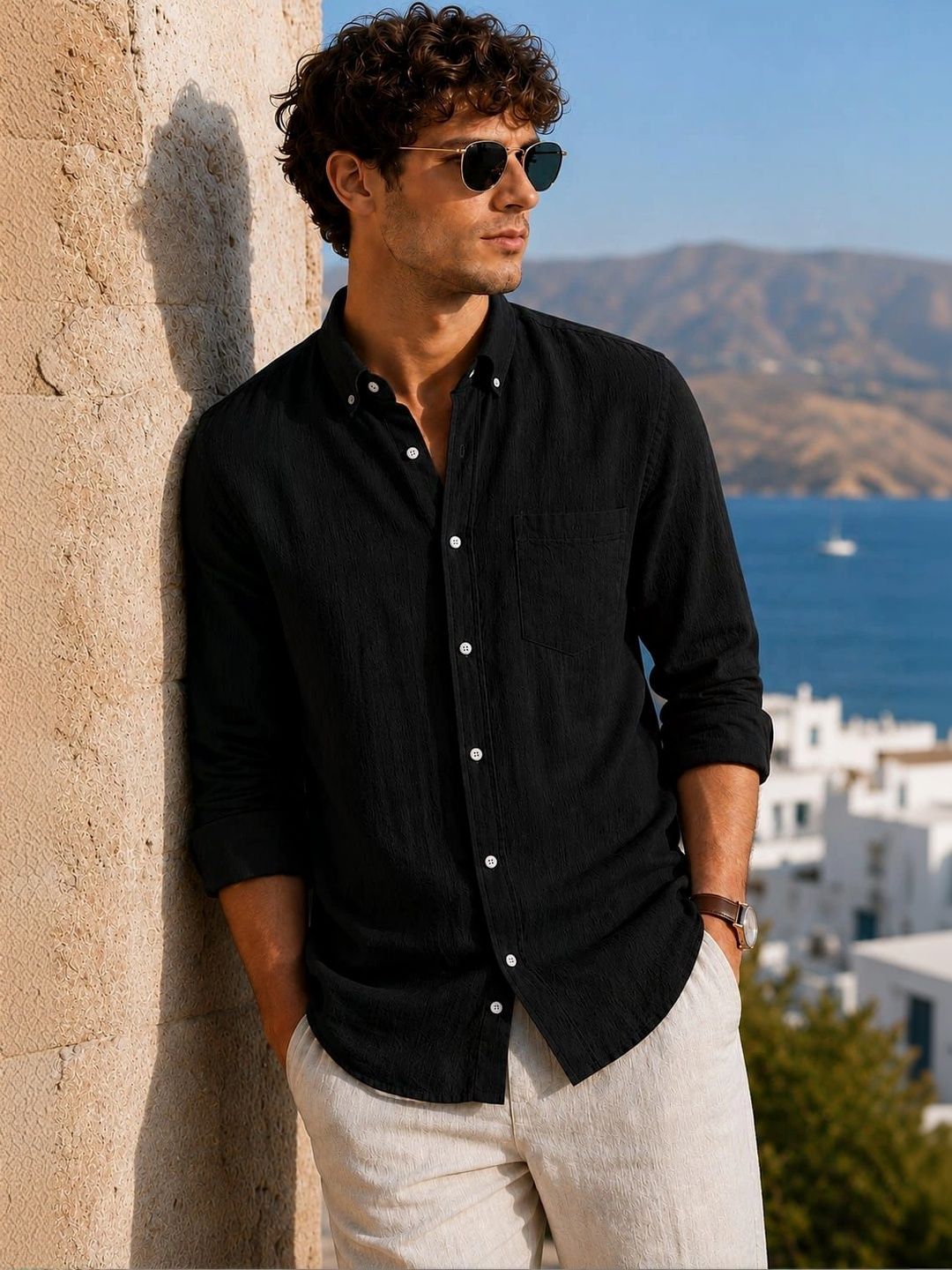 CULIN Men Standard Casual Shirt