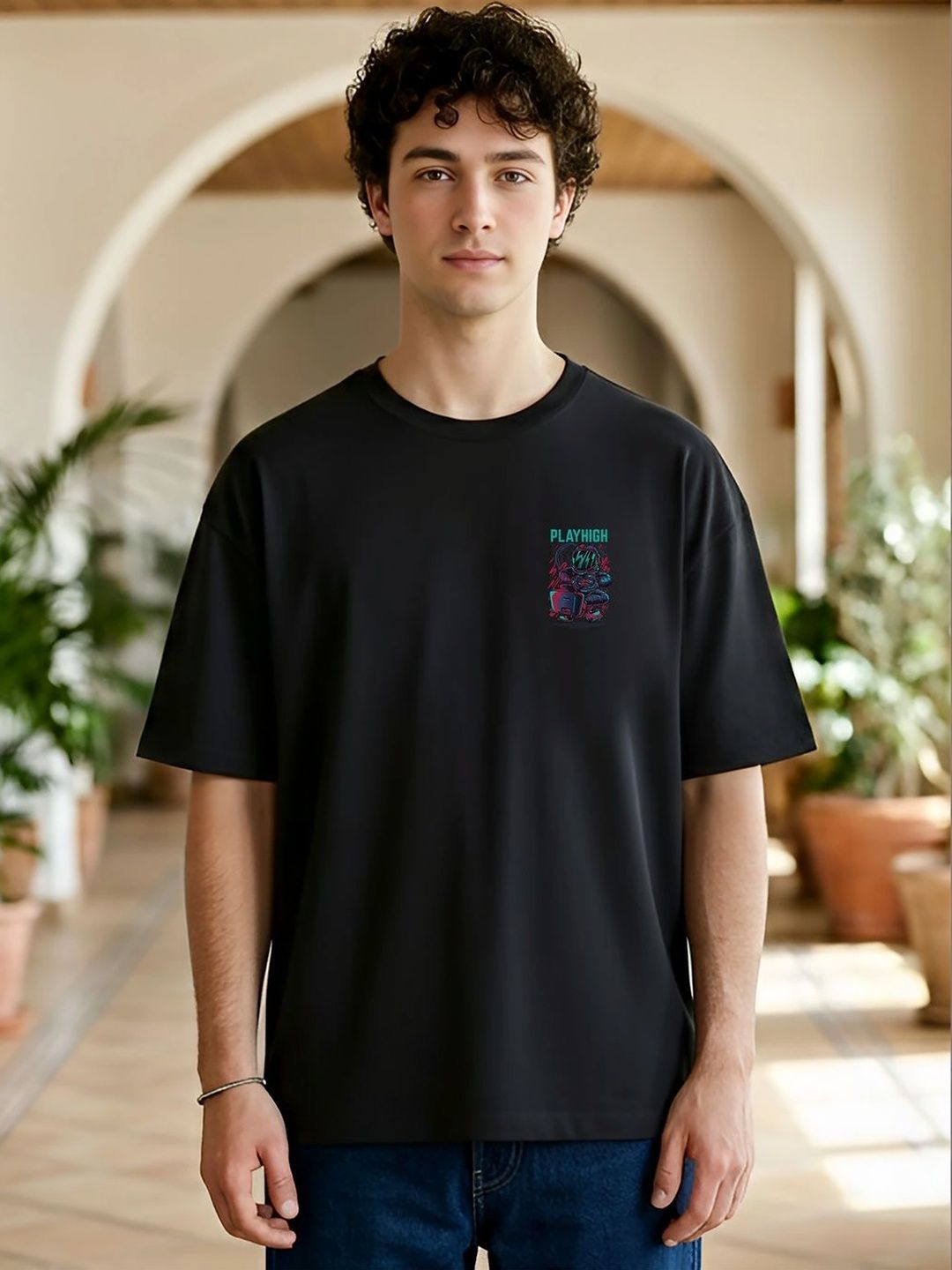 Black Pigeon Men Printed T-shirt
