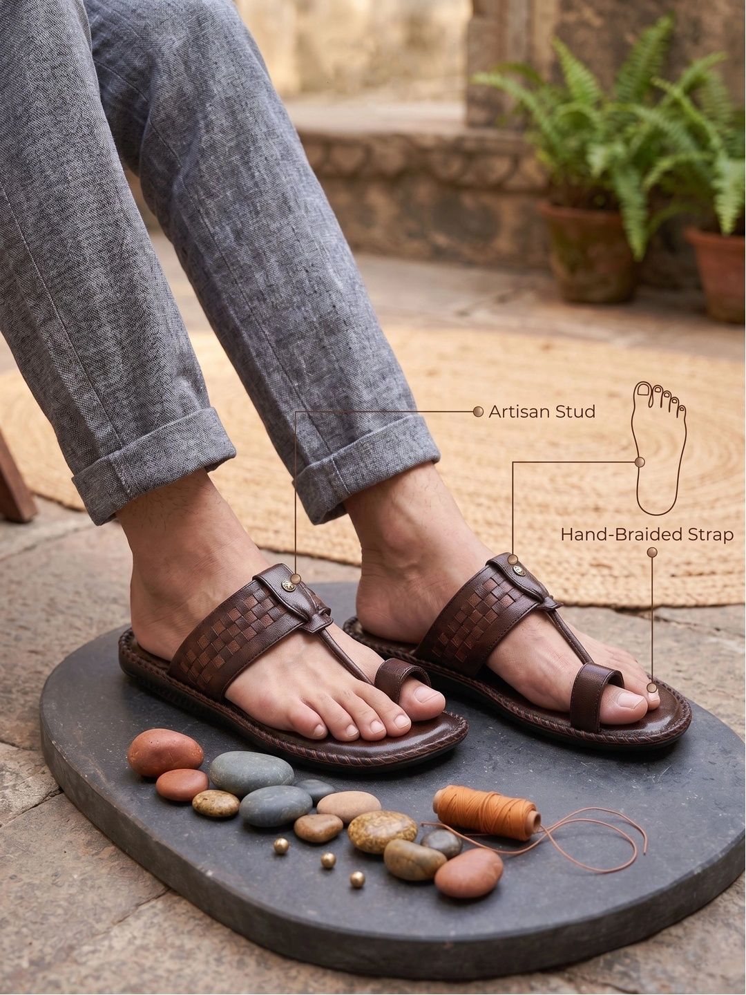 DODA Men Thong Flip-Flops