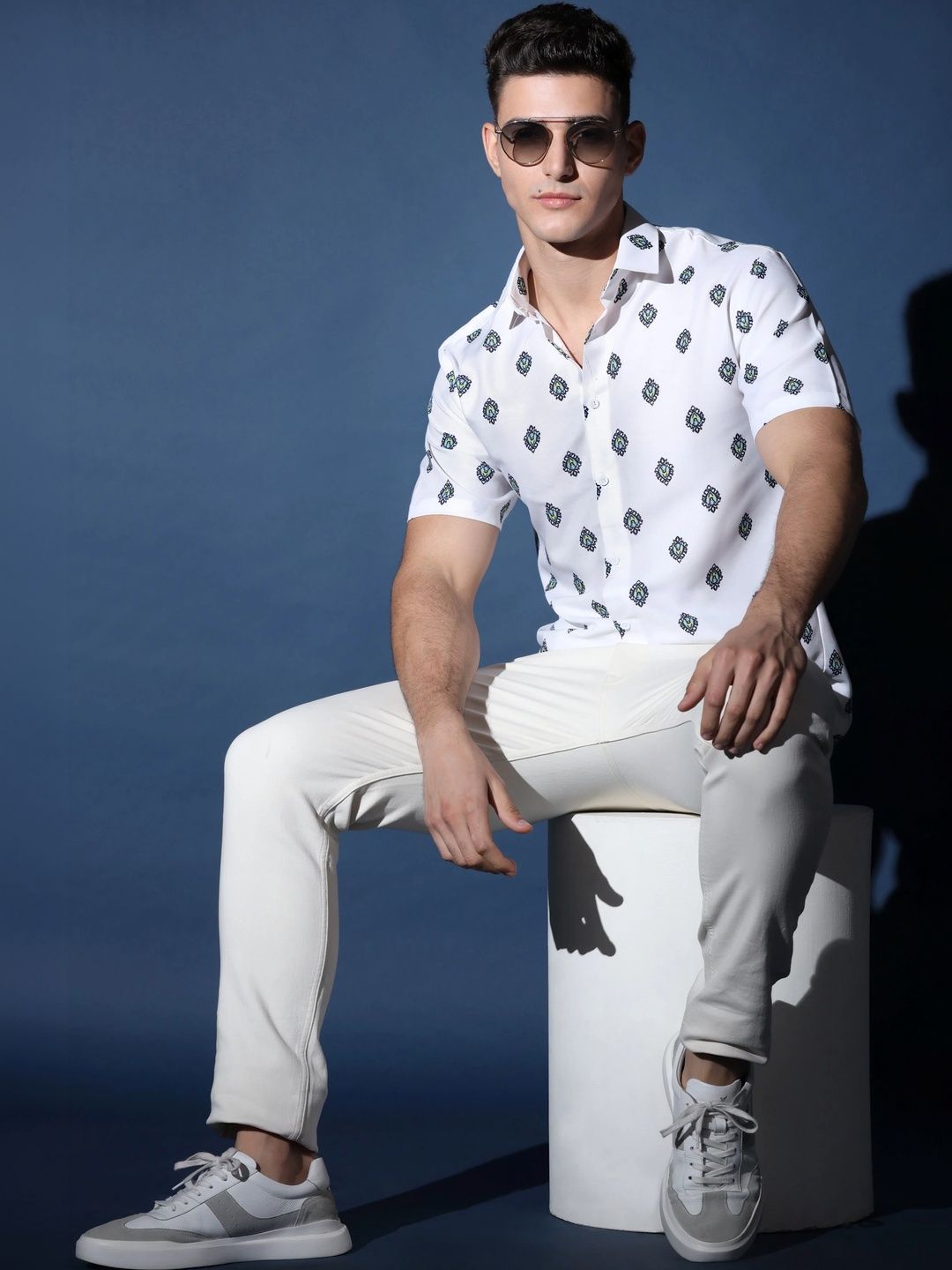 LERIYA FASHION Men Standard Printed Casual Shirt