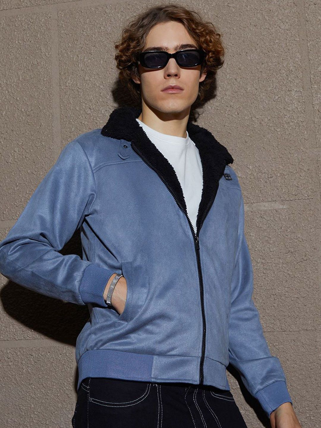 CAHOOT Men Fleece-Lined Bomber Jacket