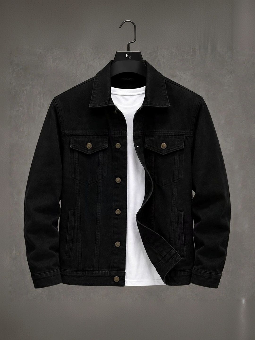 LINARIA Men Outdoor Denim Jacket