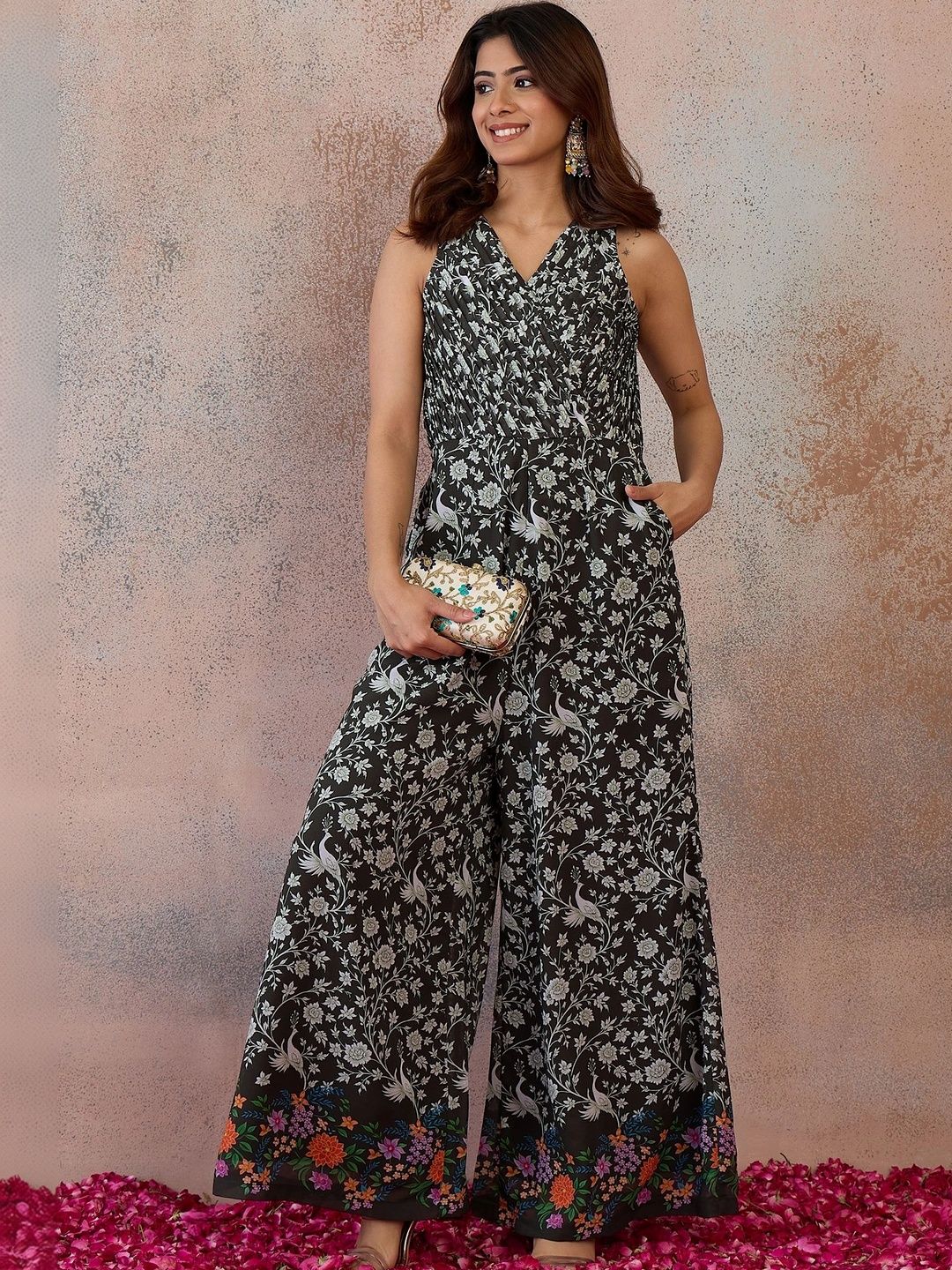 Inddus Printed Basic Jumpsuit