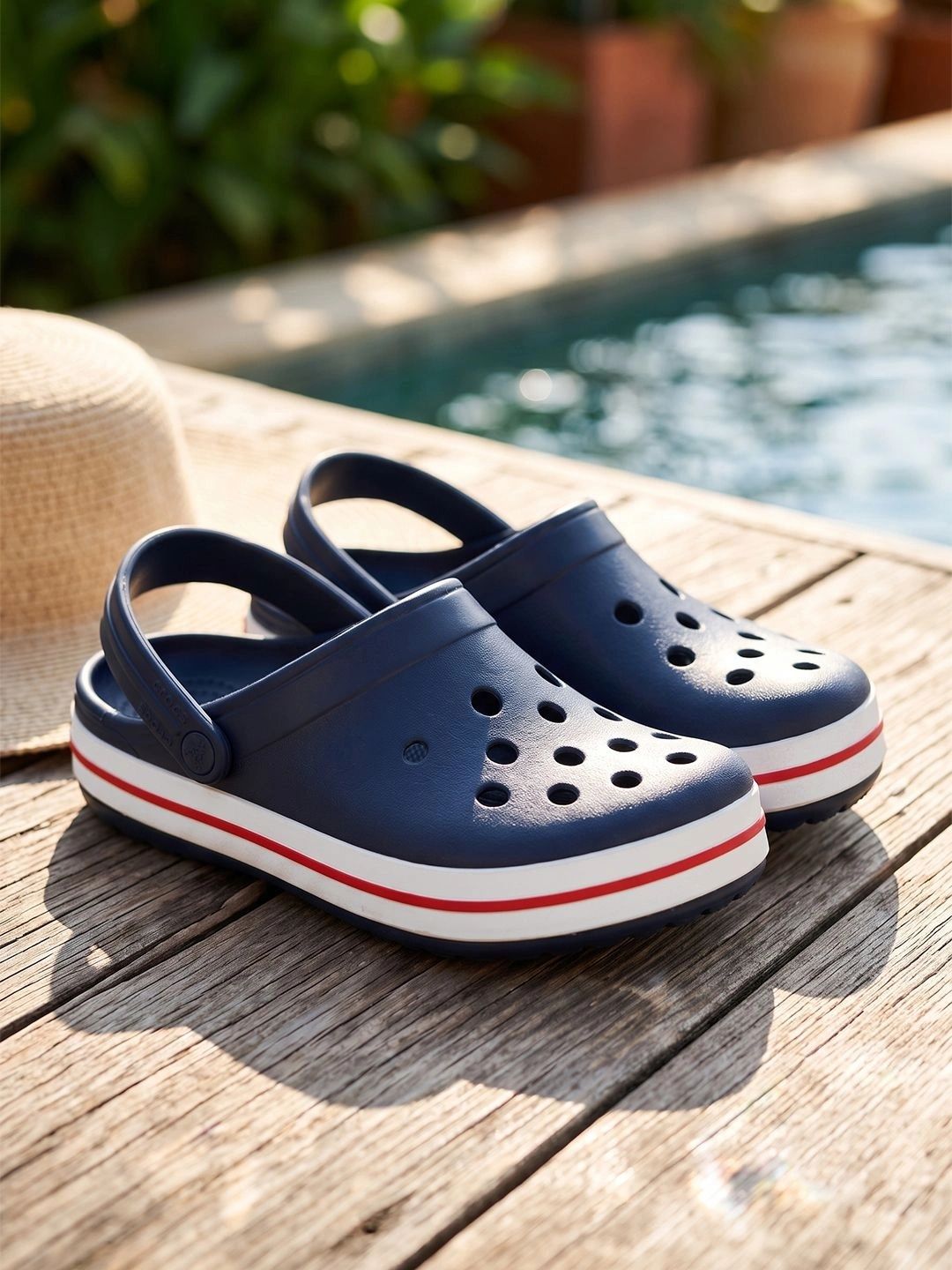 OFF LIMITS Men White Rubber Clogs Flip Flops