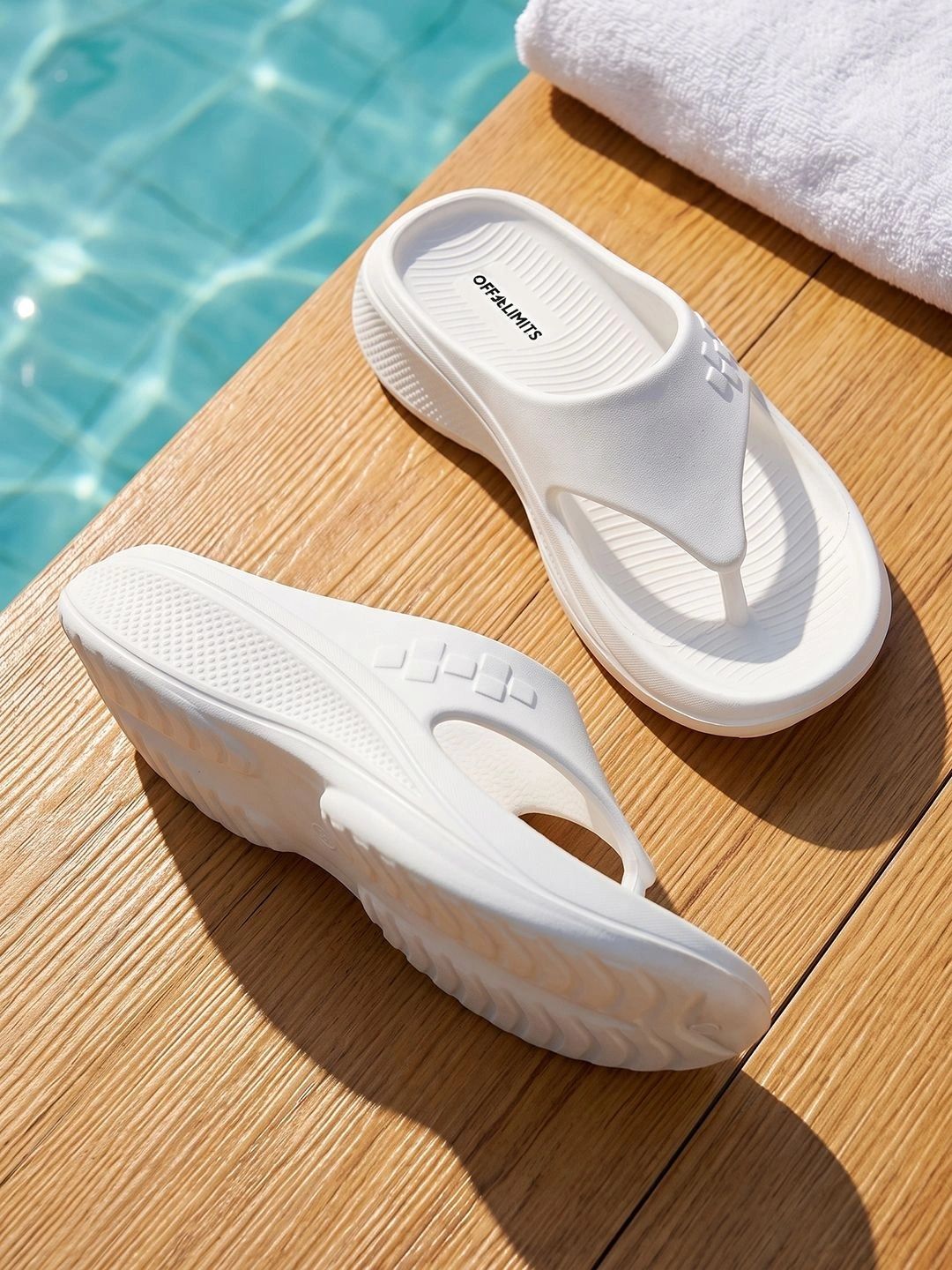 OFF LIMITS Men Rubber Thong Flip-Flops