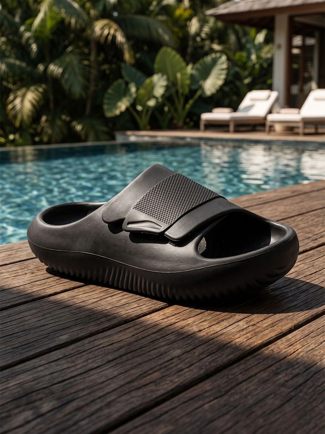 HRX by Hrithik Roshan Men Self Design Sliders