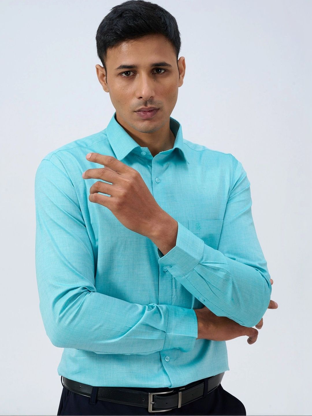Sero Men Tailored Fit Formal Shirt