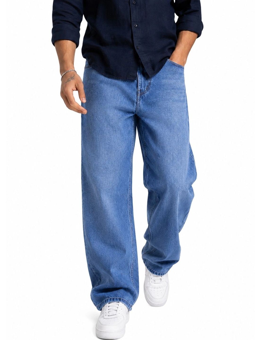 FICTION Men Comfort Mid-Rise Jeans