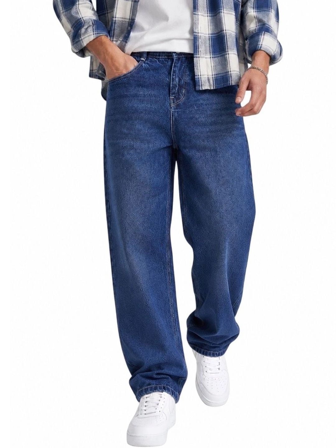 FICTION Men Comfort Mid-Rise Jeans