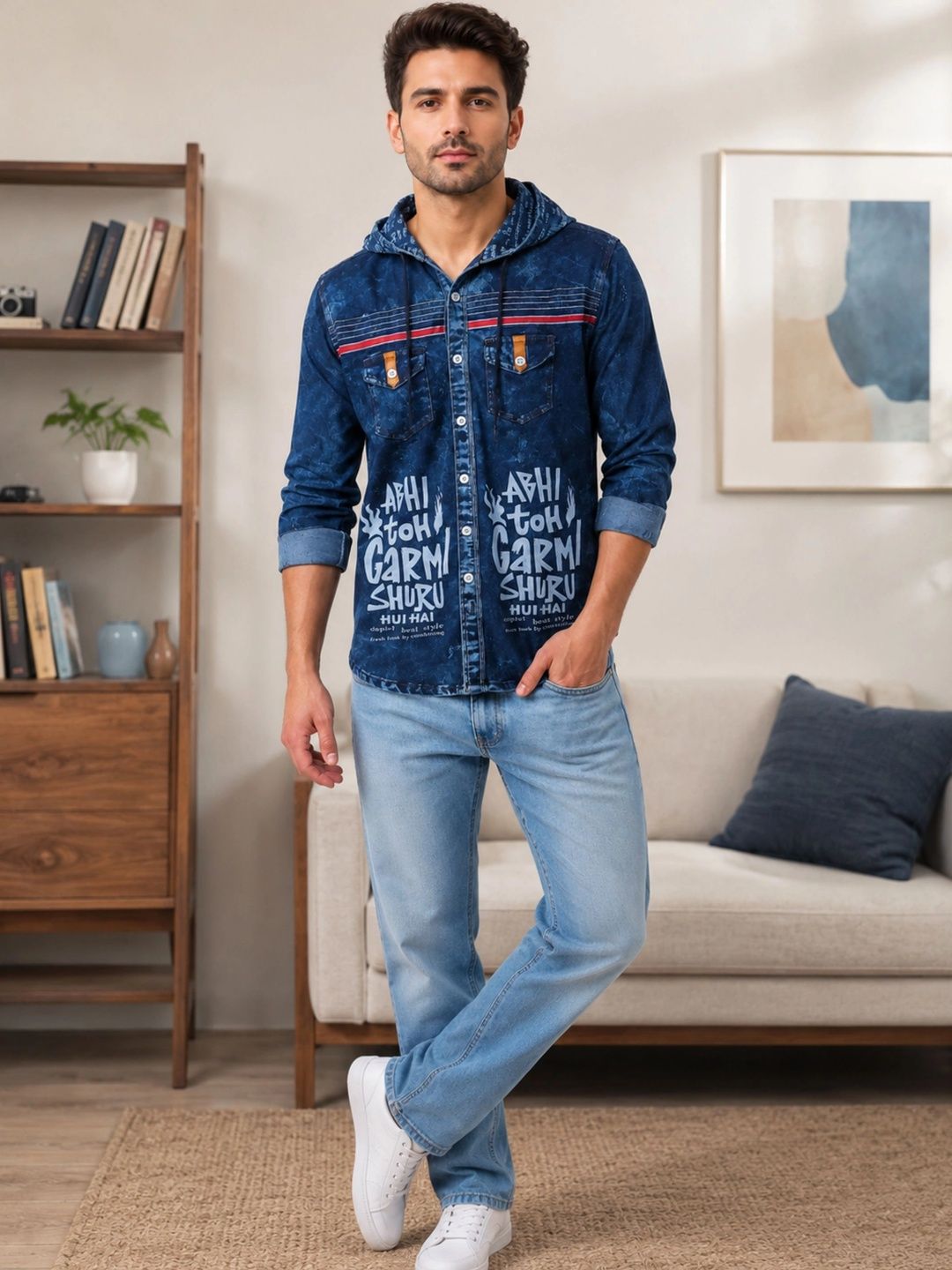 Clubble Men Printed Casual Shirt