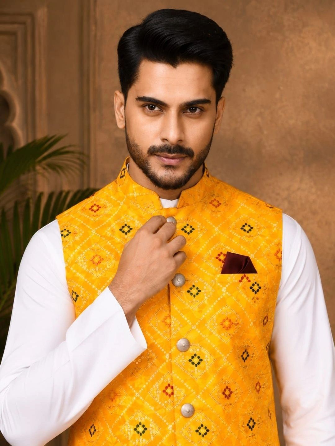TRENDS OF ETHNIC Mandarin Collar Nehru Jackets