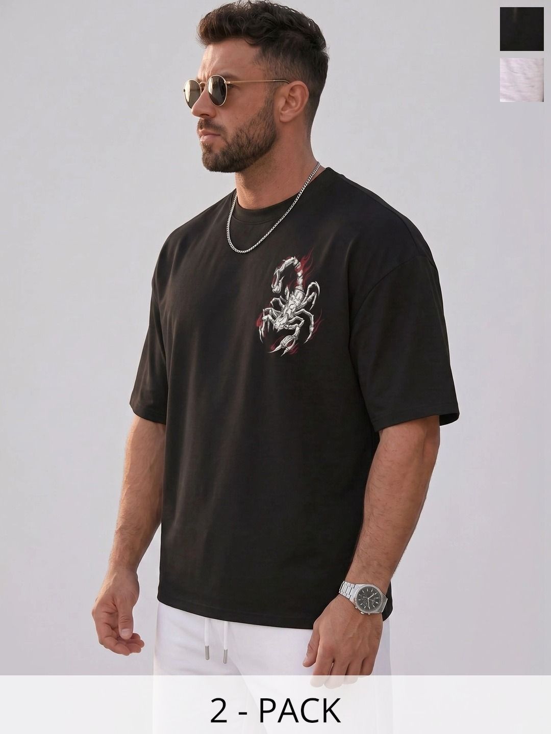 Kasendra Men Graphic Printed Relaxed Fit T-shirt
