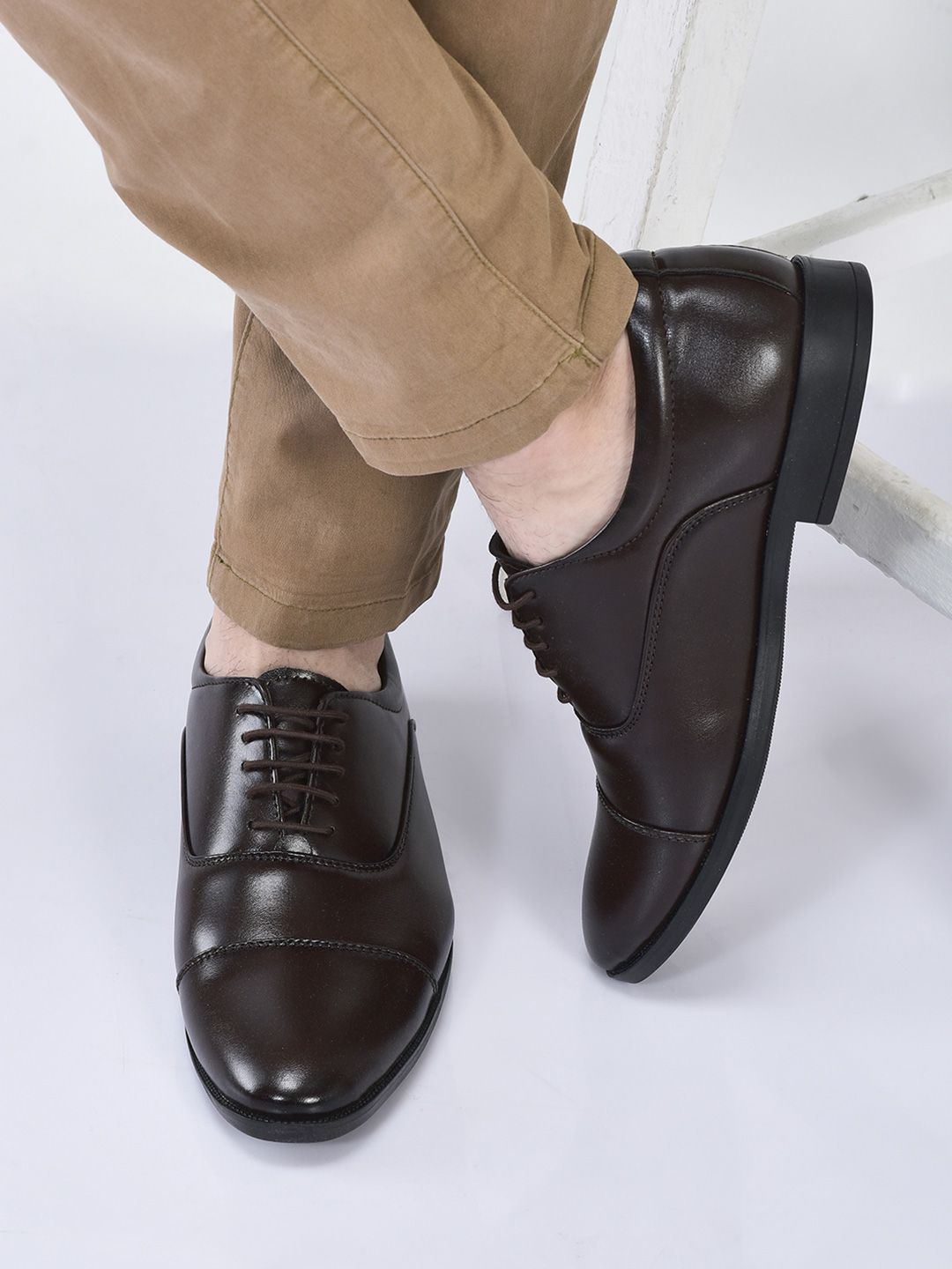 FAUSTO Men Lace-Up Formal Oxfords
