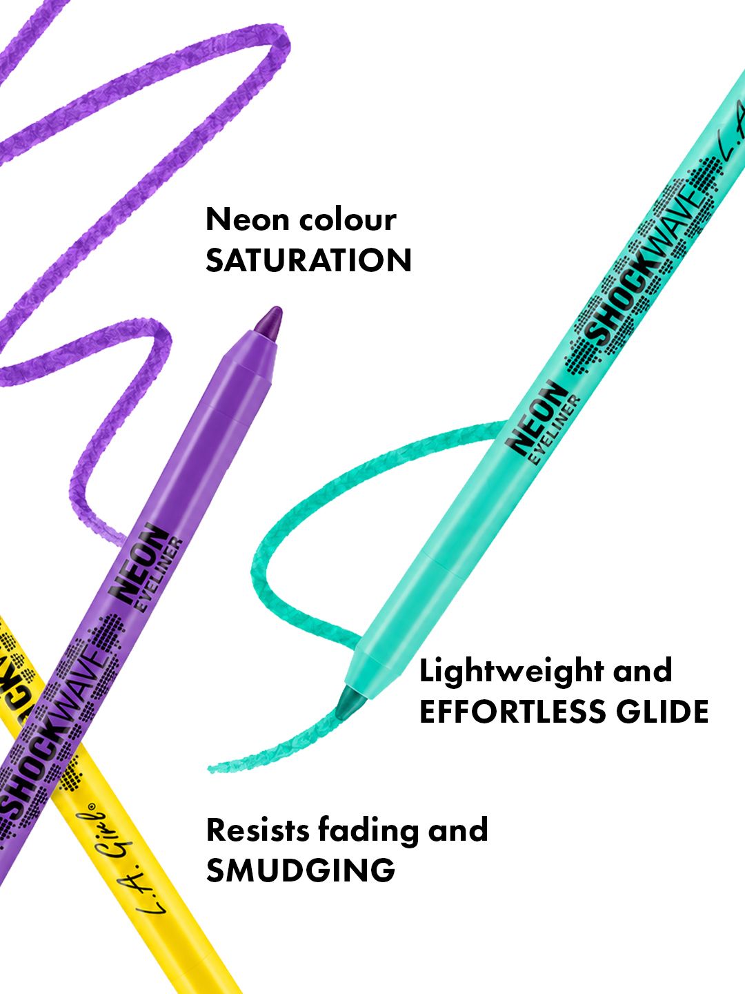 Buy L.A. Girl Shockwave Neon Eye Liner - Fresh - Kajal for Women