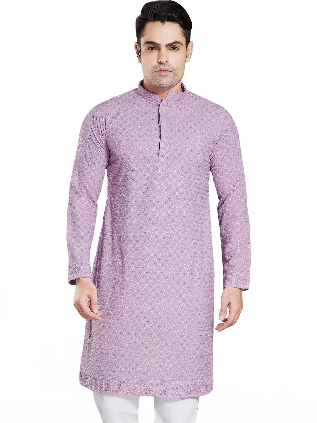Moda Rapido Men Chikankari Handloom Kurta