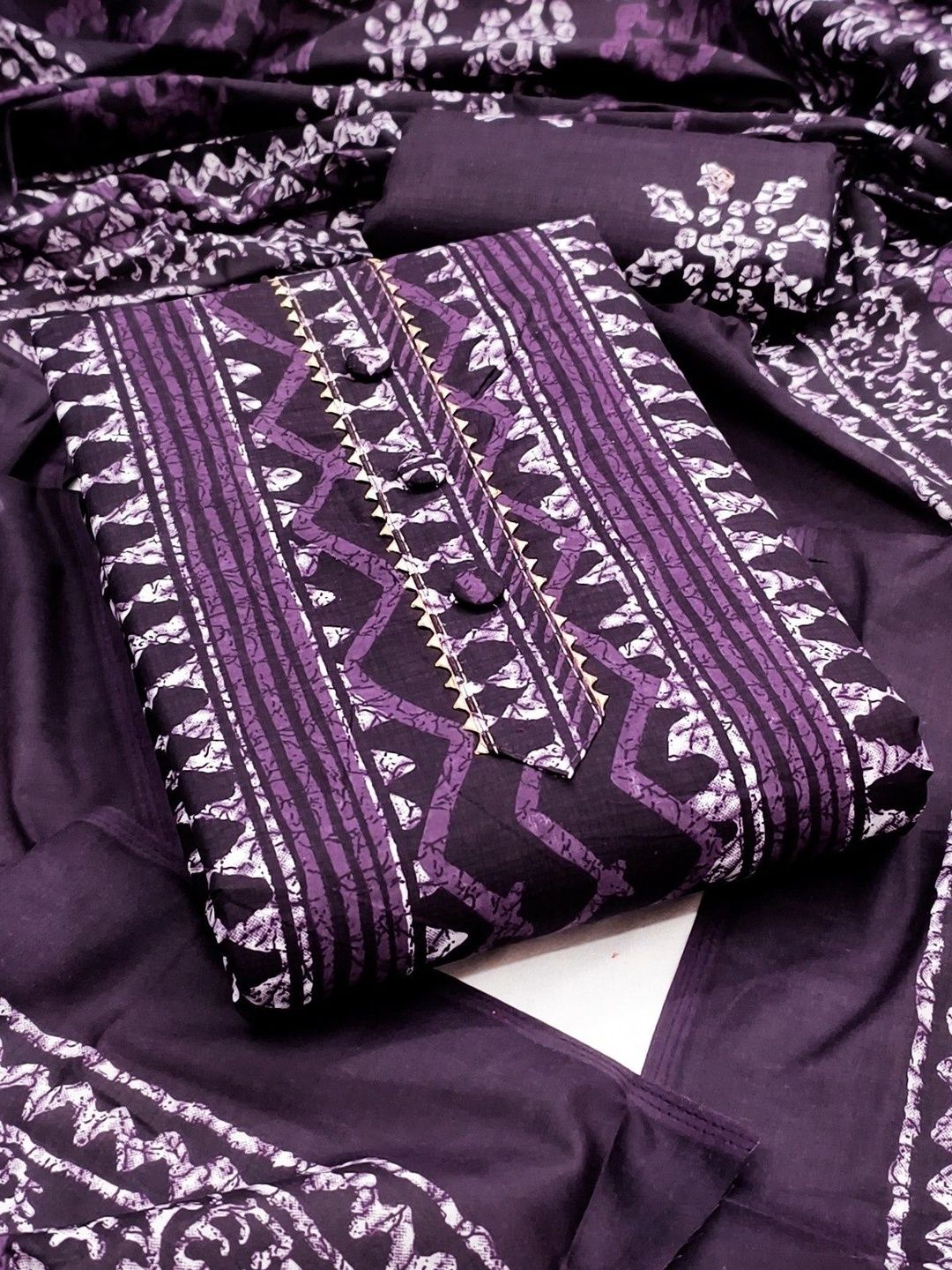Dhaaga Ghar Printed Unstitched Dress Material